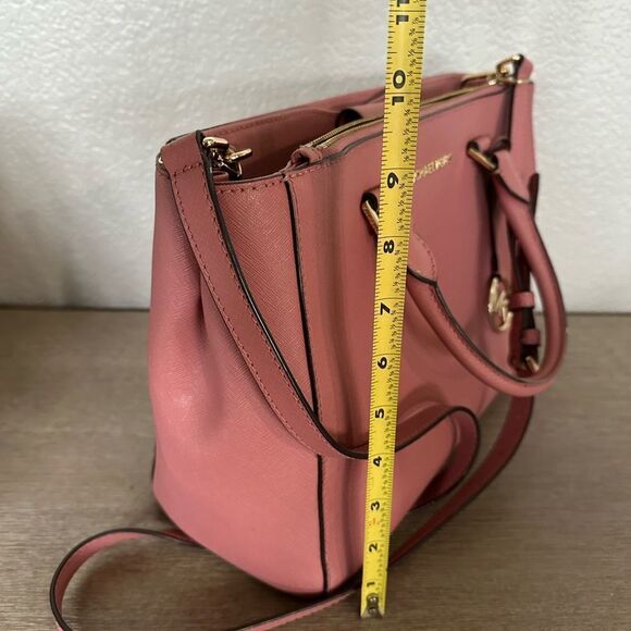 Michael Kors Dusty Pink Shoulder Bag Purse - Picture 4 of 10
